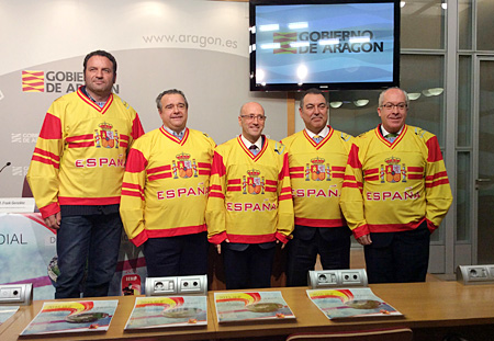 Presentados los Campeonatos del Mundo de Hockey Hielo Jaca 2015
